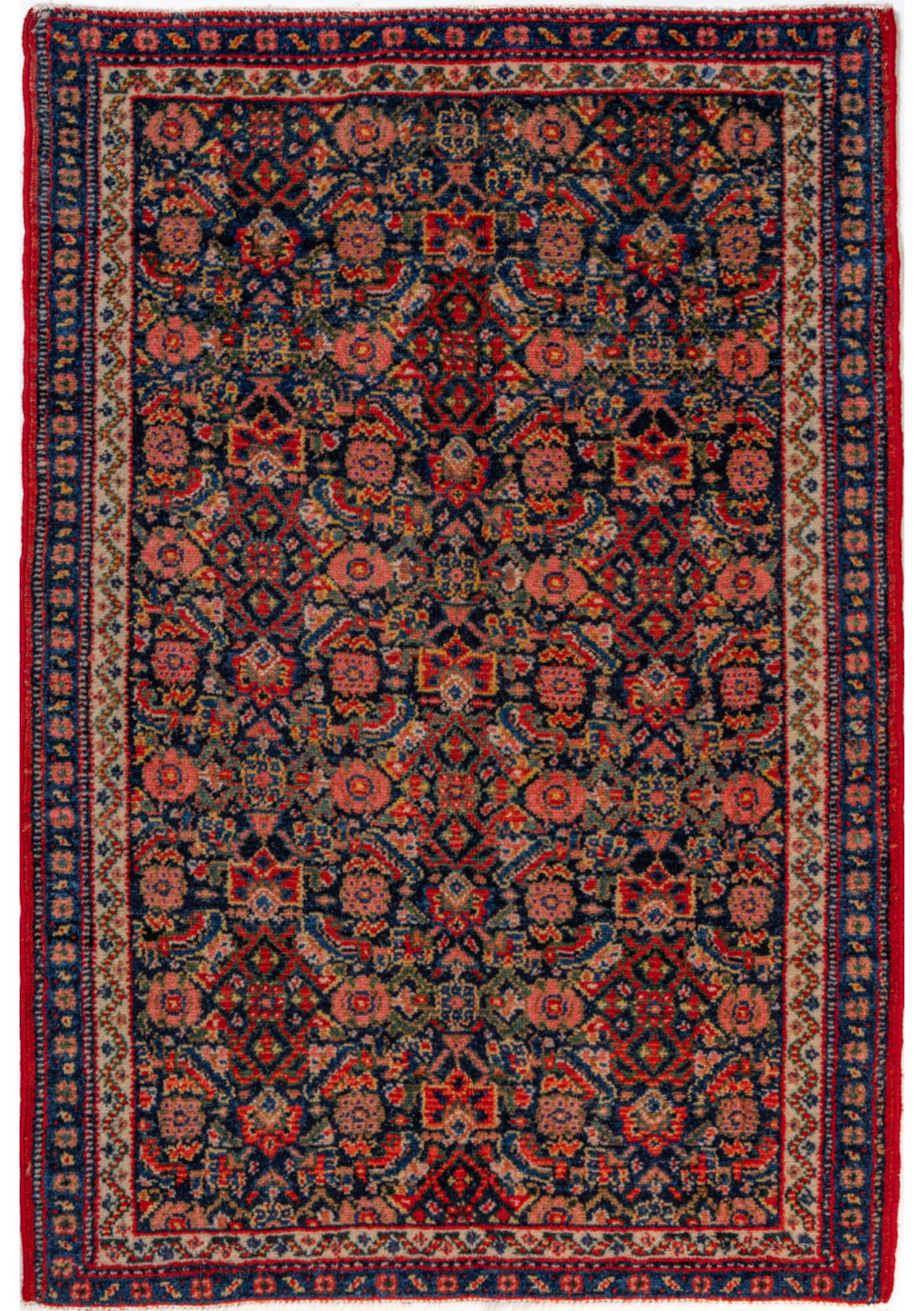 Coppia tappeti Senneh antichi 0.93 × 0.63 m